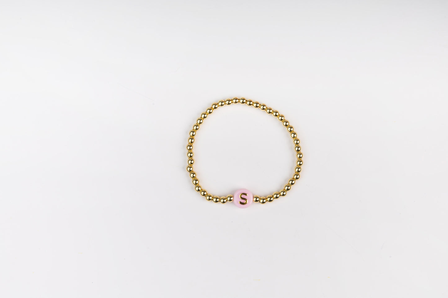 Gold Initial O - U Bracelet
