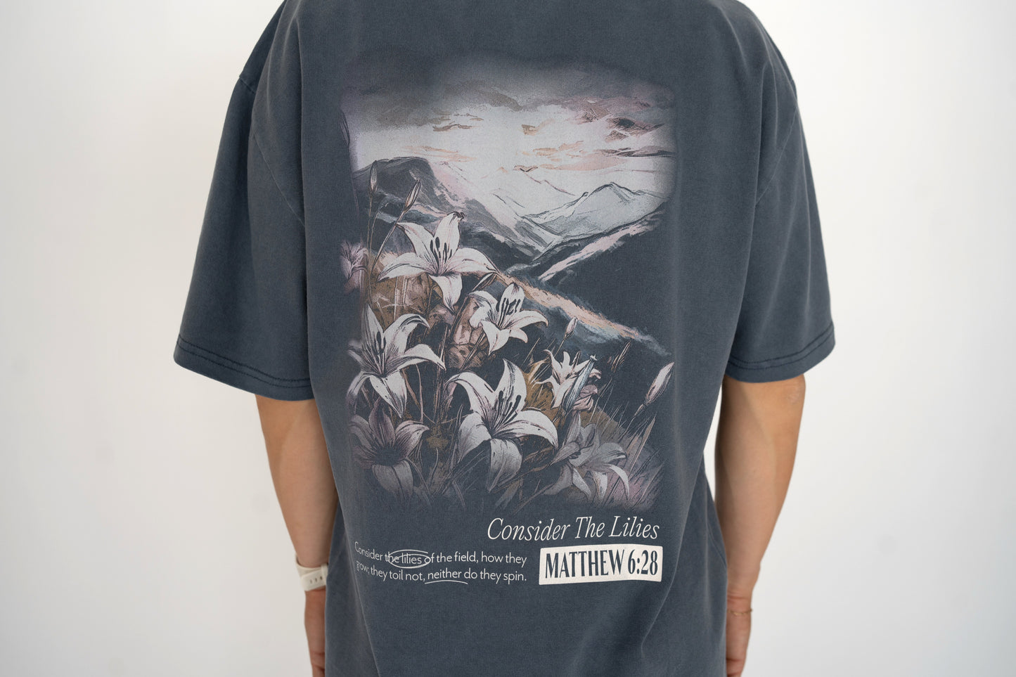 Consider the Lilies Graphic T-Shirt