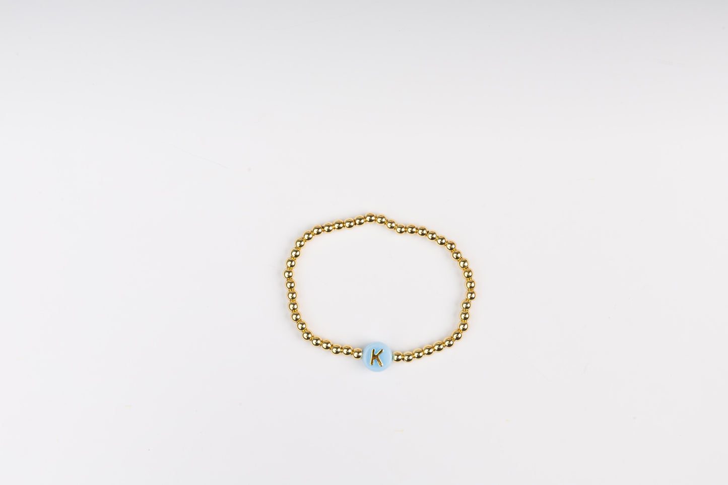 Gold Initial H - N Bracelet