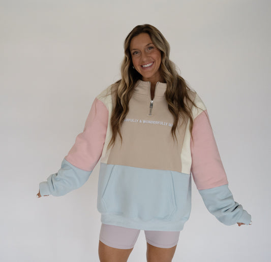 Fearfully & Wonderfully Made Patchwork Hoodie