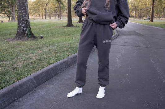 CALLED TO B Charcoal Sweatpants