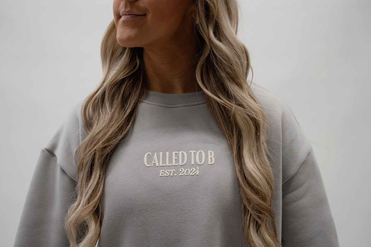 Come As You Are Puff Print Crewneck Sweatshirt