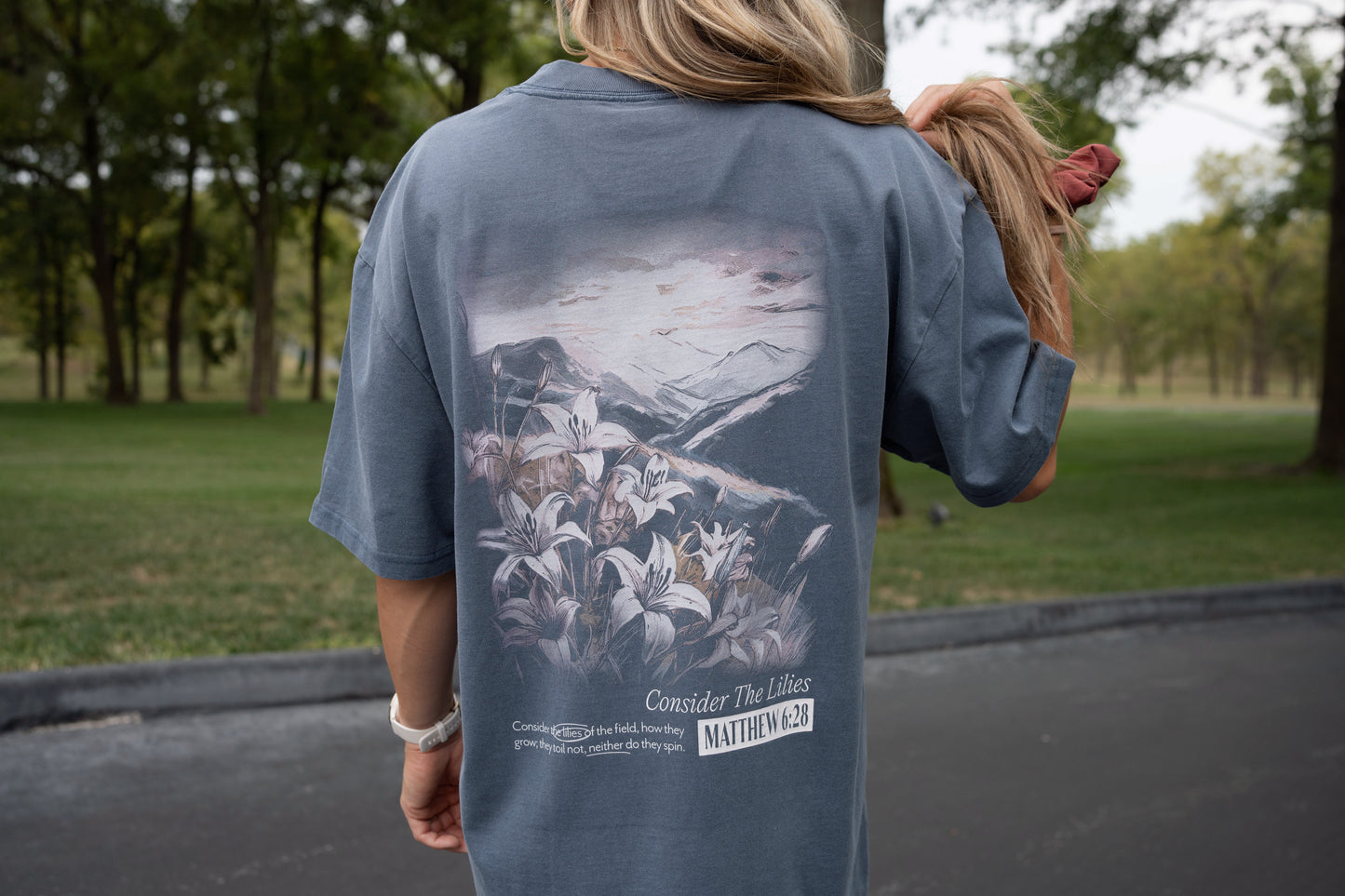 Consider the Lilies Graphic T-Shirt
