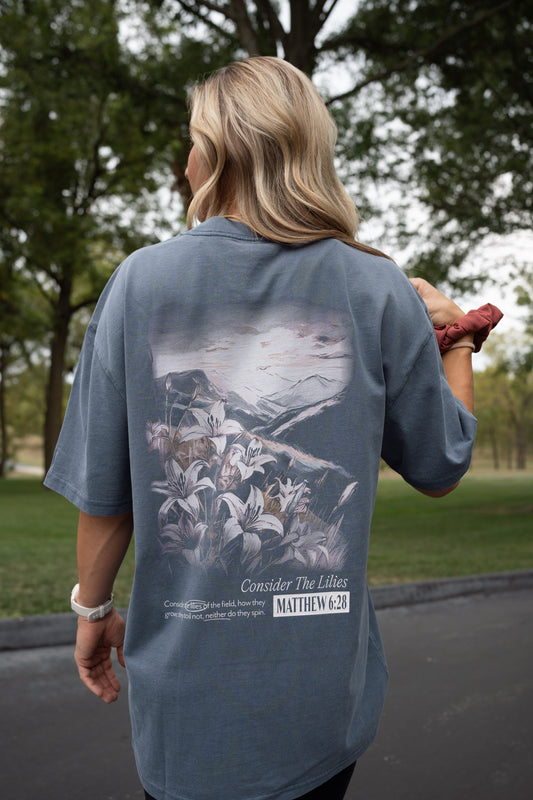 Consider the Lilies Graphic T-Shirt